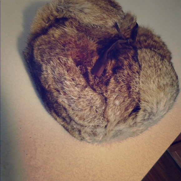rabbit fur hat